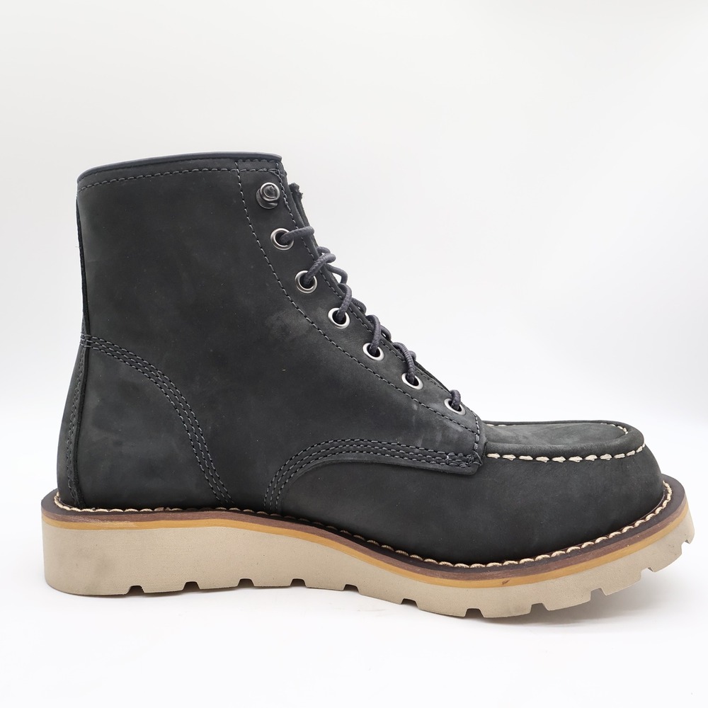 Carhartt Moc Toe Wedge Boot Womens 7.5 Black Leather Work Boots FW6027-W NWT - Picture 15 of 16